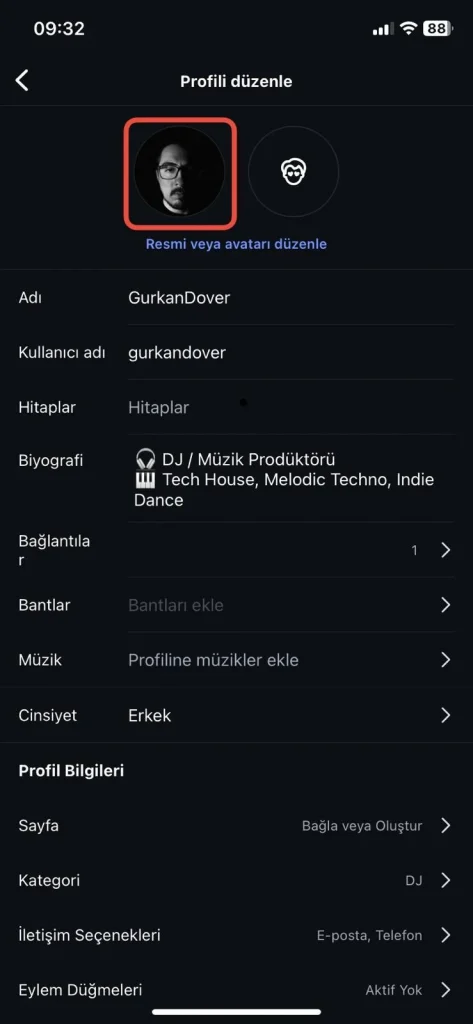 Siyah Instagram siyah profil resmi