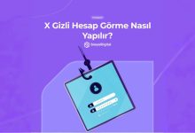 X gizli hesap görme