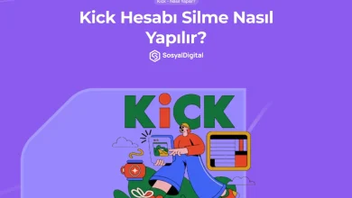Kick Hesabı Silme