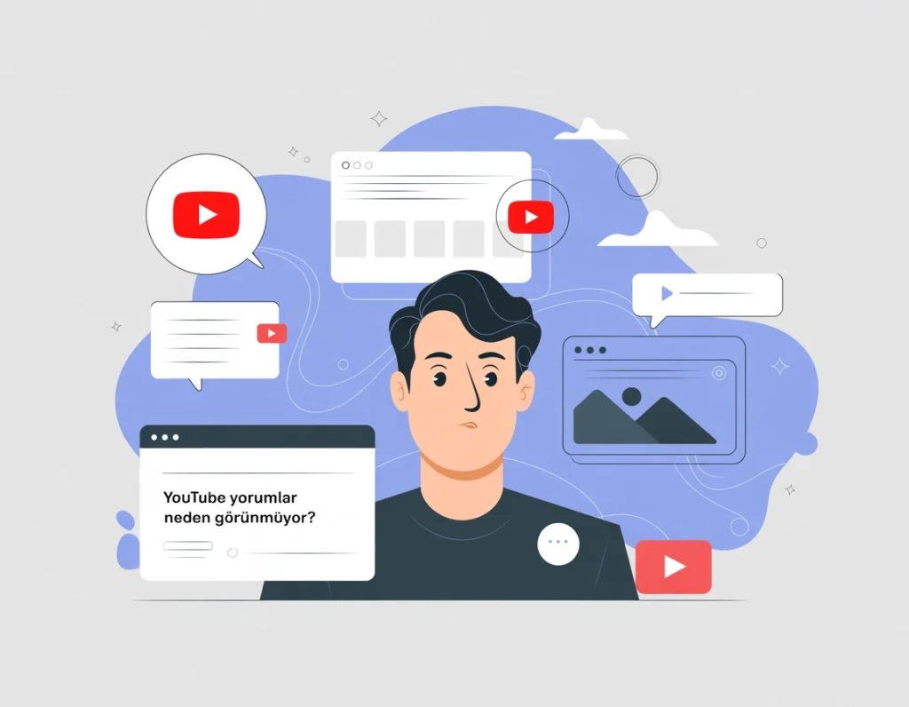 telefonda YouTube yorumları göremiyorum