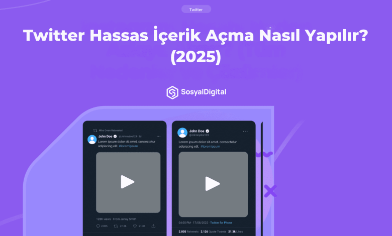 twitter hassas içerik açma