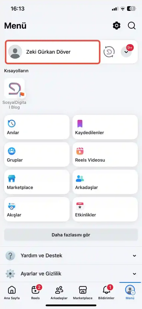 facebook profil kilitleme iphone - android