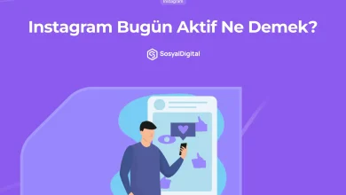 instagram bugün aktif ne demek
