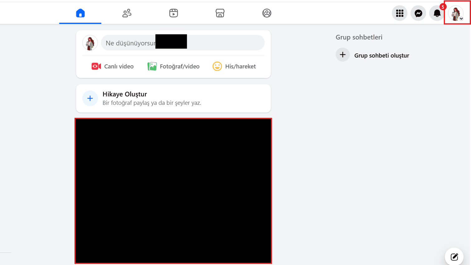 Facebook Profil Kilitleme (Bilgisayar)
