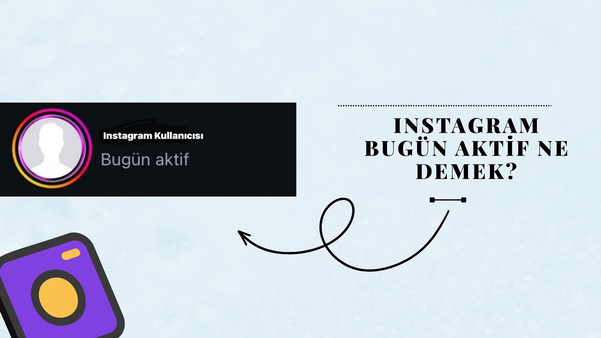 instagram'da bugun aktif ne demek