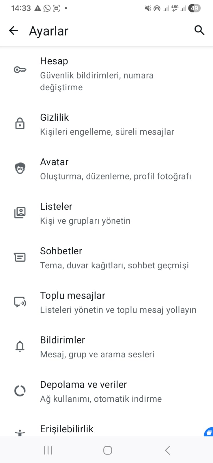 WhatsApp’ta Engellenen Kişiler Listesi Nerede?