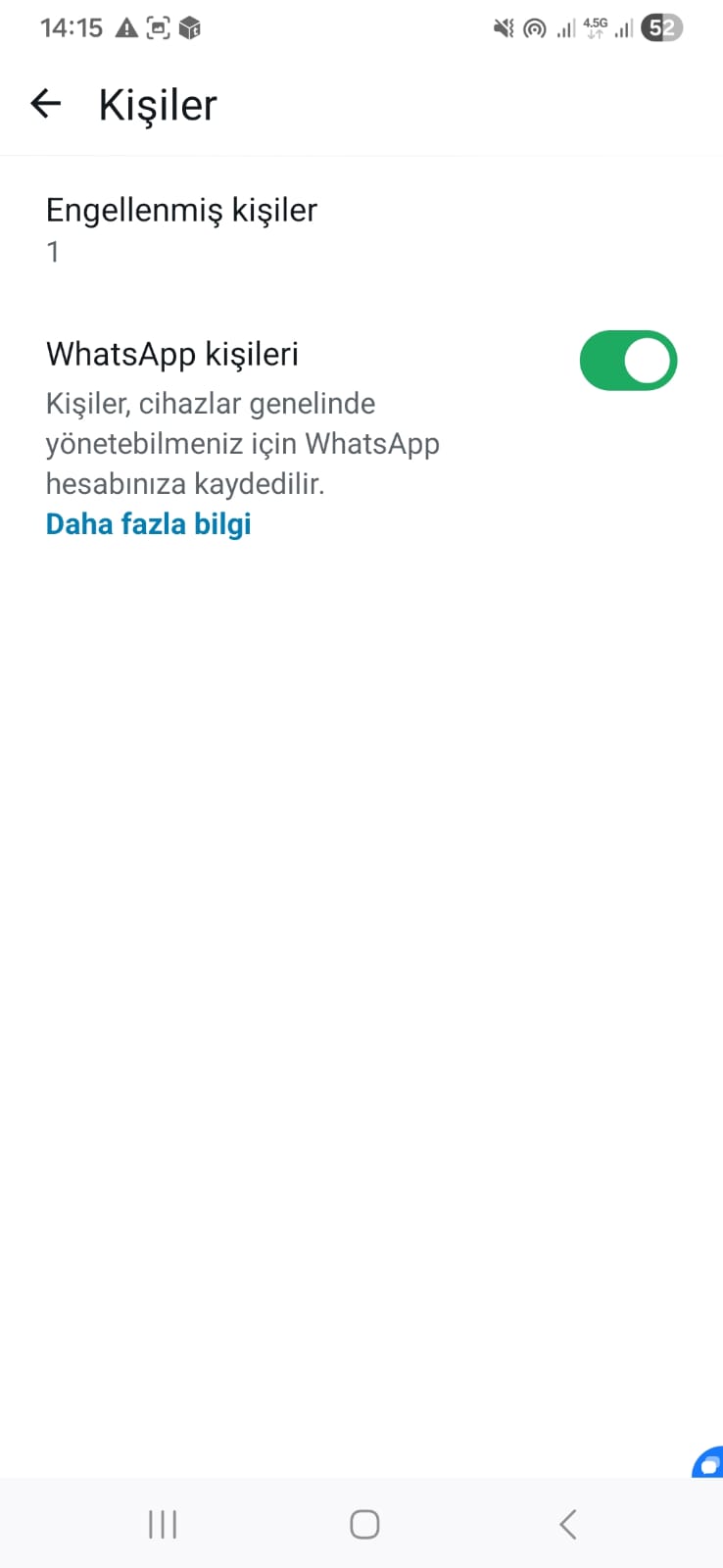 WhatsApp’ta Engellenen Kişiler Listesi Nerede?